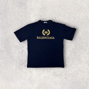 Crest Logo T-Shirt - Balenciaga